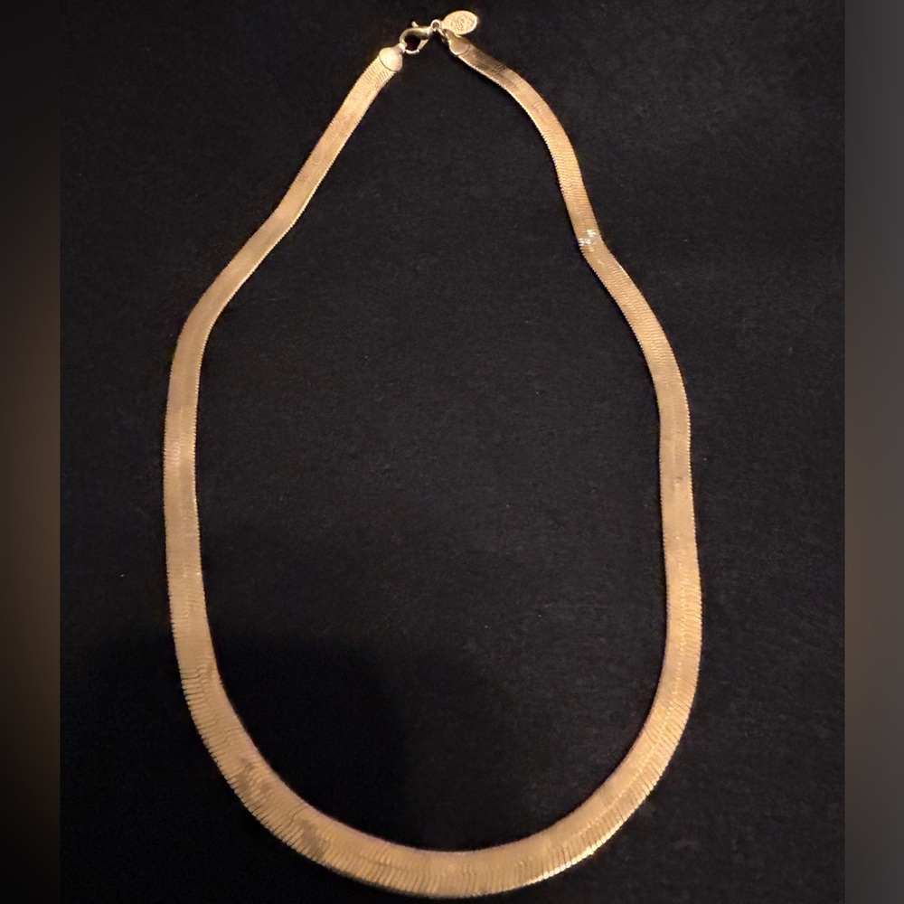 VINTAGE Premiere Designs Herringbone Chain GoldTone
